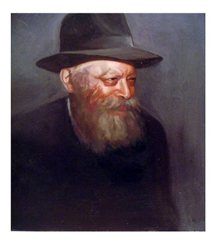A portrait by Tara Benet in oil