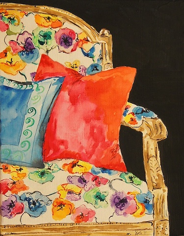Big Half of a Poppy Chair