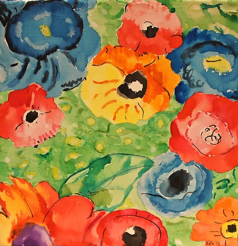Green Poppy Love