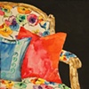 Big Half of a Poppy Chair