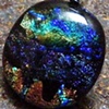 Fused Dichroic Glass Pendant - DGP4