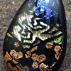 Fused Dichroic Glass Pendant - DGP7