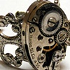Adjustable Steampunk Victorian Ring - SR1