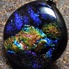 Fused Dichroic Glass Pendant - DGP3