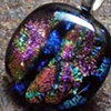 Fused Dichroic Glass Pendant - DGP2