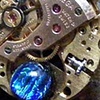 Steampunk SLICING THE BLUE MOON Pendant