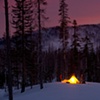 snow camping