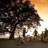 Sunset bikers