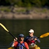 Men Kayaking