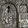 Byzantine Icon with Silver Framework