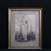 Girl with Flower, France, 19th Century

