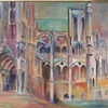 Chartes Cathedral, center panel of triptych