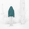 Figure with Desert Landscape
