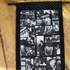 Hanging: repurposed book.