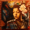 Billy Holliday (Colab. w/ Jaclyn Alderete; Acrylic on Canvas)