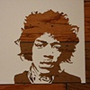 Jimi Hendrix Stencil