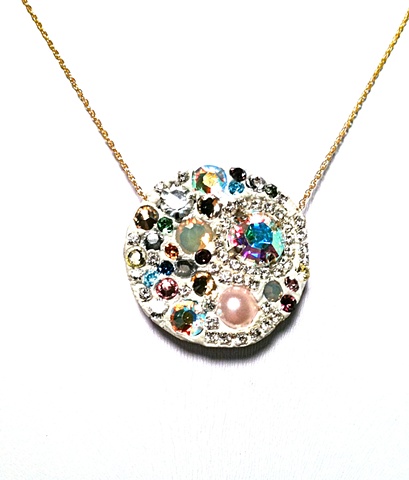 One of a kind rhinestone necklace
