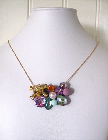 One of a kind rhinestone necklace
