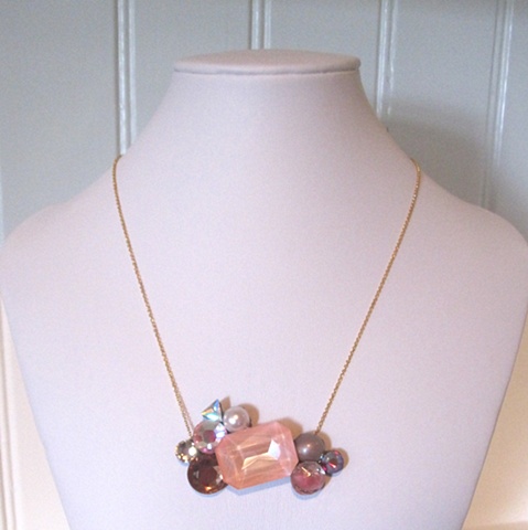 One of a kind rhinestone necklace