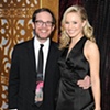 Tom Calderone Pres. of VH1 at the Critics Choice Awards with... Kristen Bell