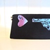Blue Heart Ache Vintage Clutch