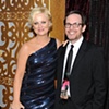Tom Calderone, Pres. of VH1 at the Critics Choice Awards with... Amy Poehler