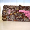 Gold Brocade Hot Pink Bullets