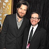 Tom Calderone, Pres. of VH1 at the Critics Choice Awards with... Jason Bateman