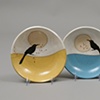 bowls with birds
