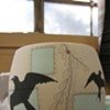 vase with birds