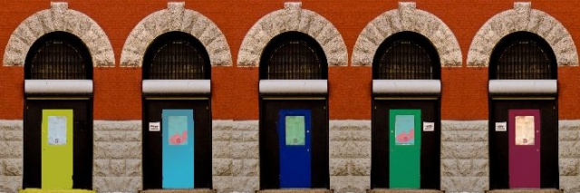 Coloured Doors