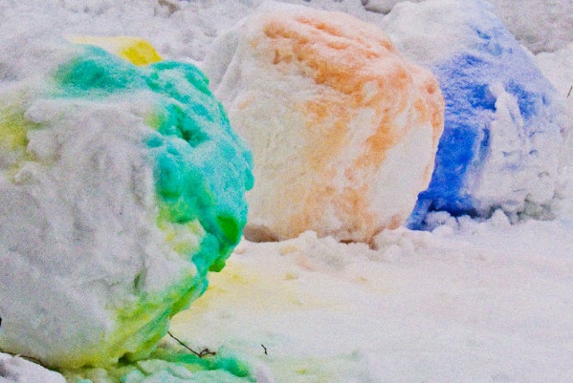 Coloured Snowballs