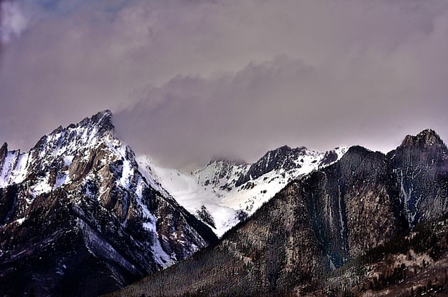 these mouuntain practically jump off the page when viewed in HDR