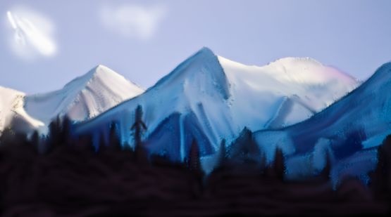 Mountains and Clouds