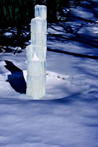 Snow Sculpture on Warsaw
