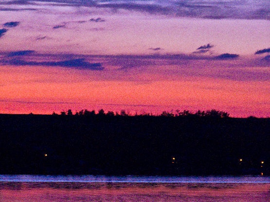 Sunset over Wakaw Lake