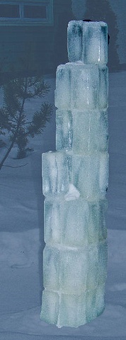 Snow Sculpture on Warsaw