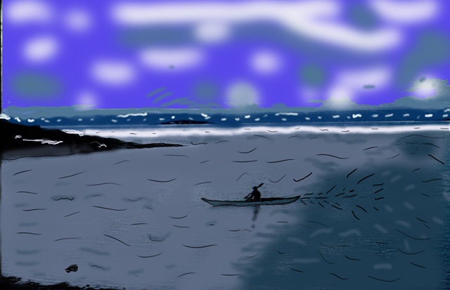 Kayaker in Apex Landing