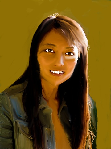 a waitress where I eat frequently