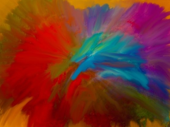 an abstract of colour which I love