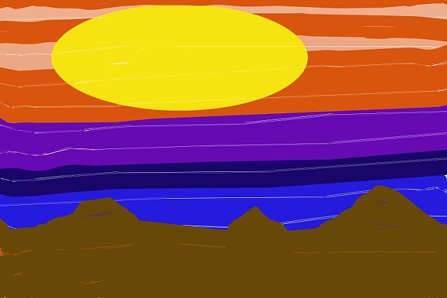 #2 through 5 prints available, a painting which came to me as I was playing with colours