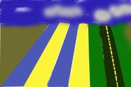 Flax and Canola fields