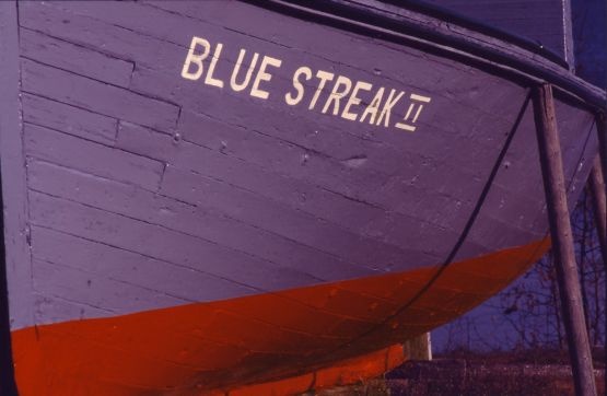 a working boat on hecla island