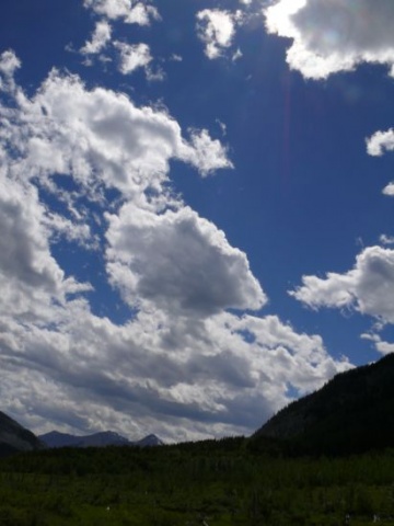 Clouds over the Mountains