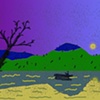 Canoeing at Sunset