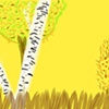 Birch Tree in te Fall