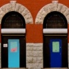 Coloured Doors