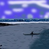 Kayaker in Apex Landing