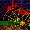 Coloured Wheels in Wakaw