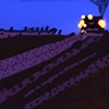 Painting at Sunset